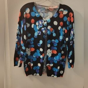 Colorful Polka Dot Women's Sweater